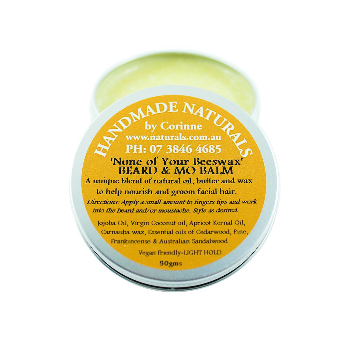 'None of Your Beeswax' Beard & Mo Balm by Handmade Naturals