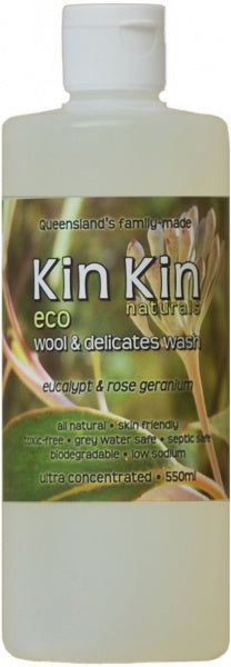 Kin Kin Wool & Delicates Liquid Wash (Eucalyptus & Rose Geranium)